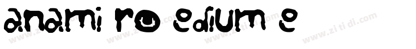 Nanami Pro Medium Re字体转换
